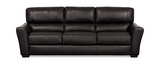 Koda Leather Sofa - Raven thumbnail 1