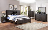 Urban Barn King Bookcase Headboard Non-Storage Bedroom Suite thumbnail 4