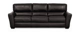 Koda Leather Sofa - Raven thumbnail 2