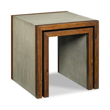 image Savoye Shagreen Nest Of Tables