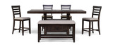 Spindrift Table With 4 Counter Stools And Storage Bench thumbnail 2