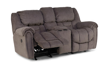 Del Mar Rocking Reclining Loveseat With Console