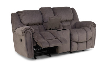 Del Mar Rocking Reclining Loveseat With Console