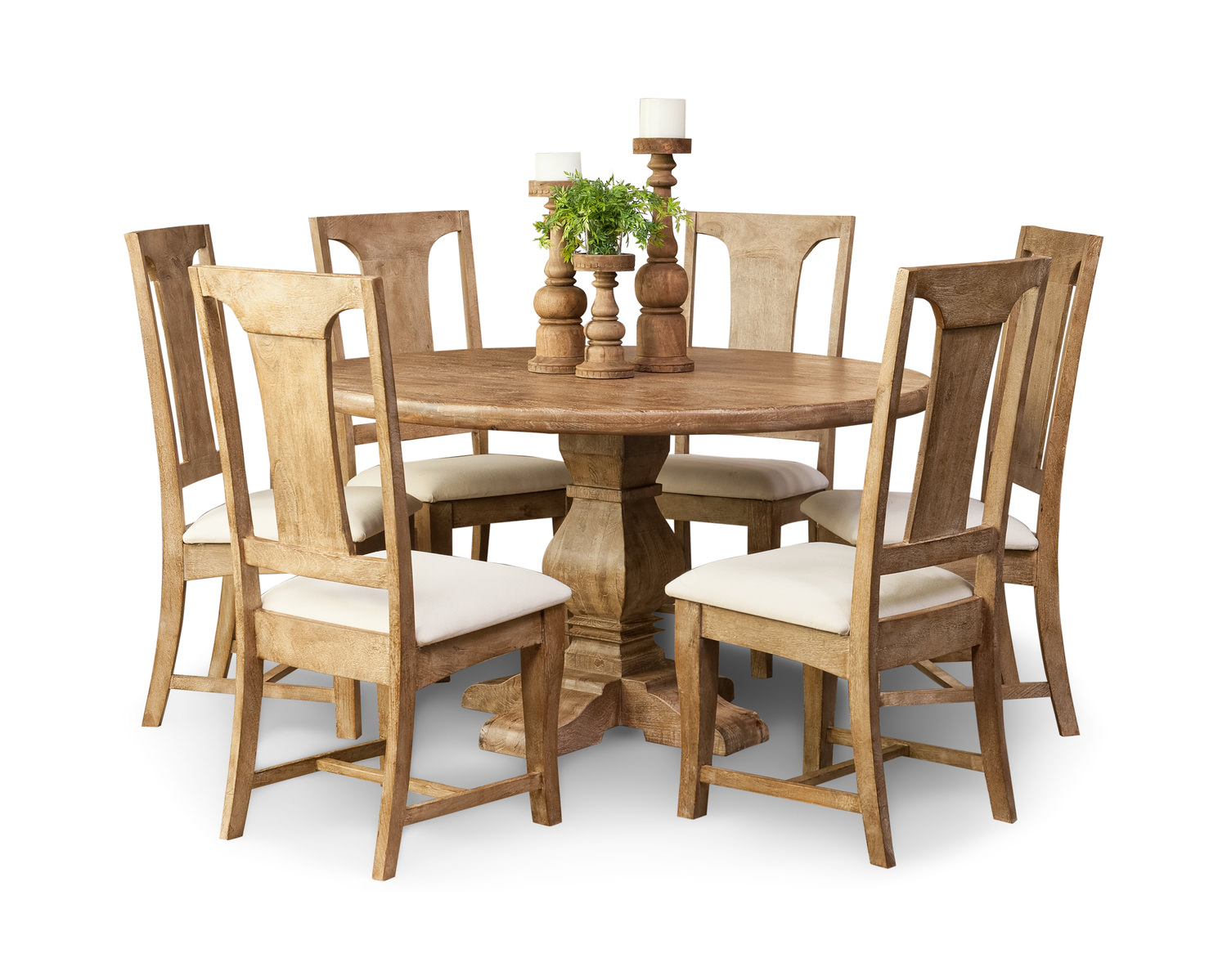 Round Kitchen Table With 6 Chairs Round Dining Table For 6 You Ll