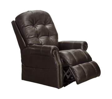Watt Leather Power “Lay Flat” Lift Chair Recliner - Chocolate