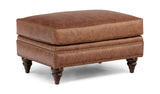 Winslow Leather Ottoman thumbnail 1