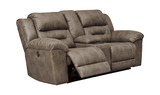 Ramsey Power Reclining Loveseat With Console - Fossil thumbnail 5