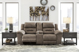Ramsey Power Reclining Loveseat With Console - Fossil thumbnail 2