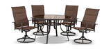 St. Croix 5 Piece Padded Patio Dining Set thumbnail 1