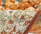 Marina Kashan Amber Area Rug - 4′10″ X 7′6″ thumbnail 3