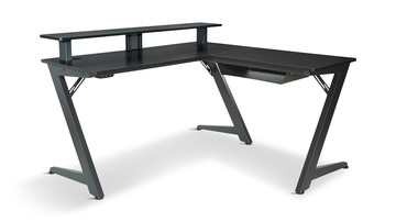 Level Up Gaming Desk With Return And Bluetooth Lighting