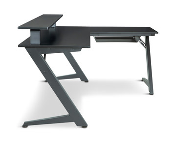 Level Up Gaming Desk With Return And Bluetooth Lighting