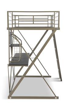 Curie Loft Bed - Pewter