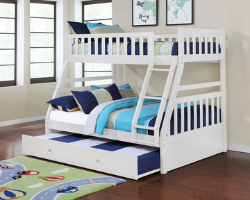 Scout T/F Bunk Bed - Dove White