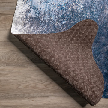 Ranchero Denim Area Rug - 7′9″ X 9′7″