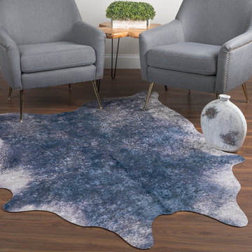 Ranchero Denim Area Rug - 7′9″ X 9′7″