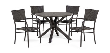 image Vista Wheaton 5 Piece Patio Dining Set