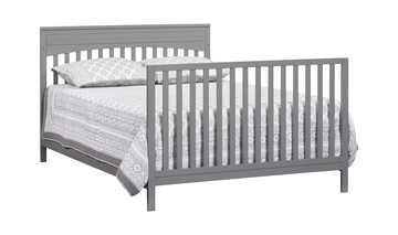 Fallon 4-In-1 Convertible Crib - Grey