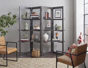 image Woodford Room Divider - Dark Brown