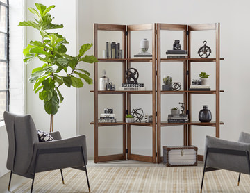 image Woodford Room Divider - Light Brown