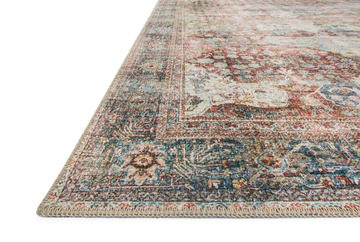 Loren Brick Multi Area Rug 5′0″ X 7′6″