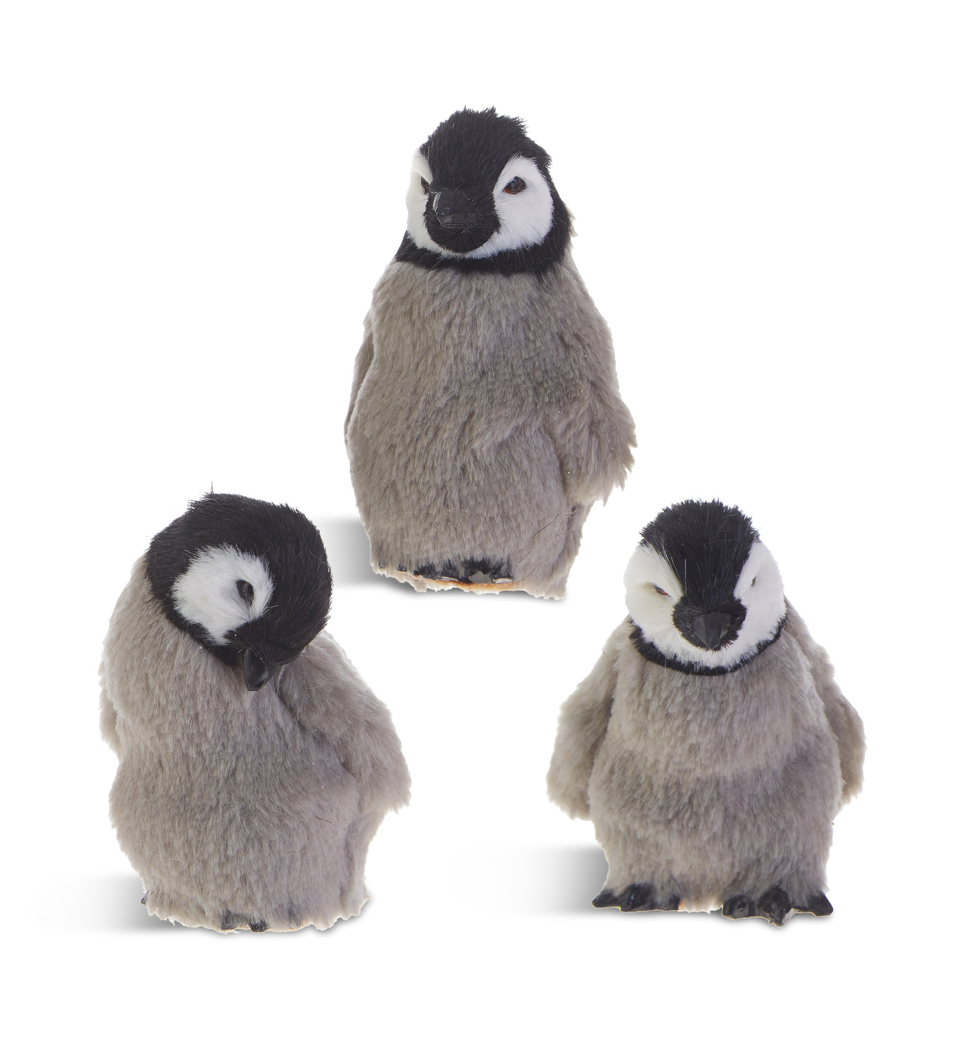 Penguin Rugs Penguin Family Area Rug White and Gray Carpets Winter