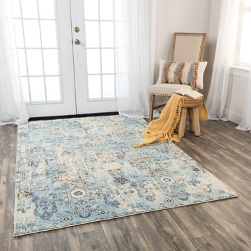 Ovation Blue Area Rug - 9′0″ X 12′0″