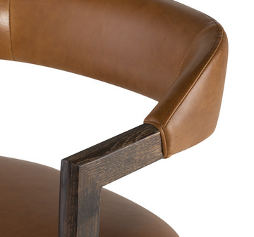 Anita Leather Bar Stool