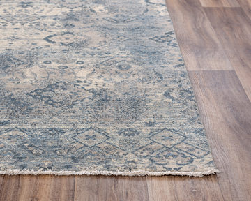 Platinum Beige Blue Area Rug - 8′0″ X 10′0″