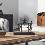 Metal/Wood Sculpture Climbing Fence thumbnail 4