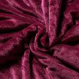 Burgundy Sherpa Throw thumbnail 2