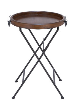 Tray Table Metal And Wood