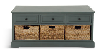 Wicker 3 Basket Chest