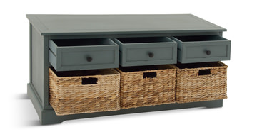 image Wicker 3 Basket Chest
