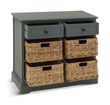 Wicker 4 Basket Chest thumbnail 1