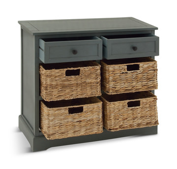 image Wicker 4 Basket Chest