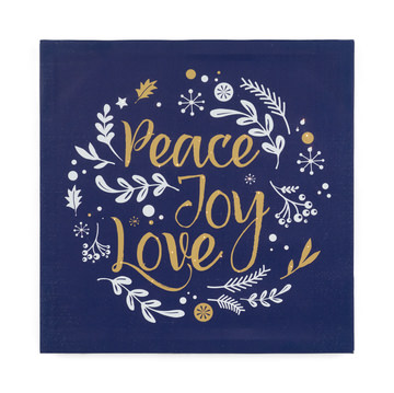 Peace Joy Love Canvas Art