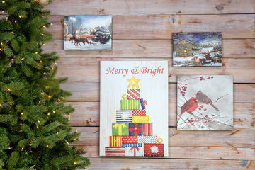 Stacked Packages Canvas Art