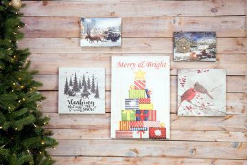 Stacked Packages Canvas Art