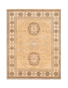 Hand Knotted Area Rug - 7′9″ X 9′10″