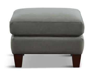 Leia Leather Ottoman