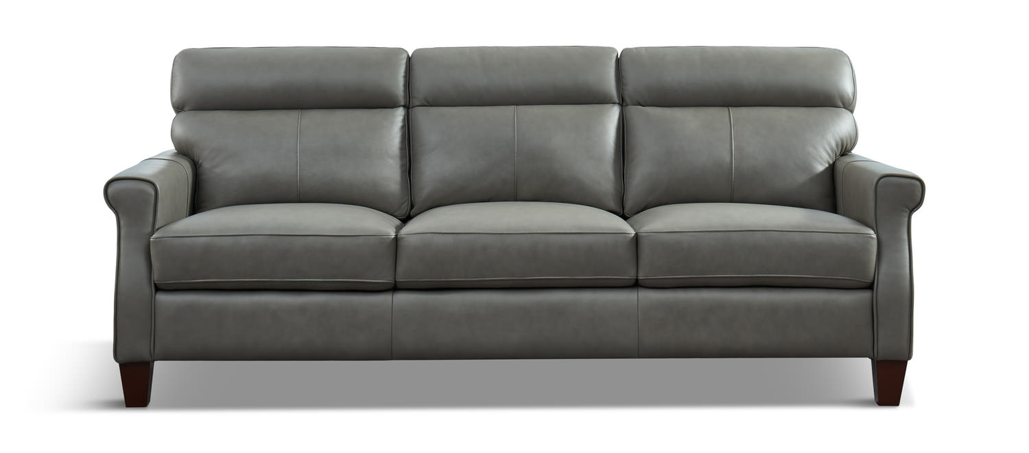 leia mixed leather sofa