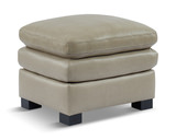 Conan Leather Ottoman thumbnail 1