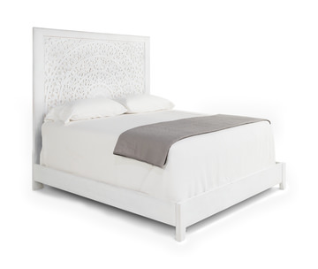 image Carved Lace King Bed