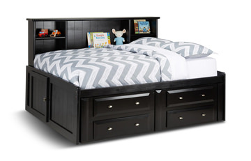 Laguna queen 2024 bookcase bed