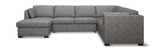 Vivian 3 Piece Sectional - Left Arm Chaise thumbnail 1