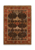 Hand Knotted Area Rug - 5′1″ X 7′0″ thumbnail 1