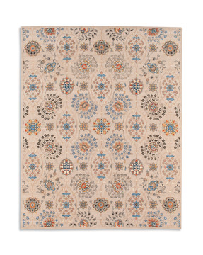 Hand Knotted Area Rug - 7′11″ X 9′11″