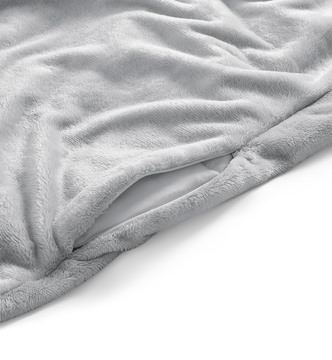 Plush Solid Weighted Blanket - Grey