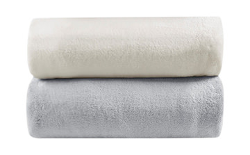 Plush Solid Weighted Blanket - Grey